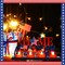4th of July Flameless Tea Light Candle Stand Table Centerpiece Decoration with Lighted Table Candle Holder Decoration